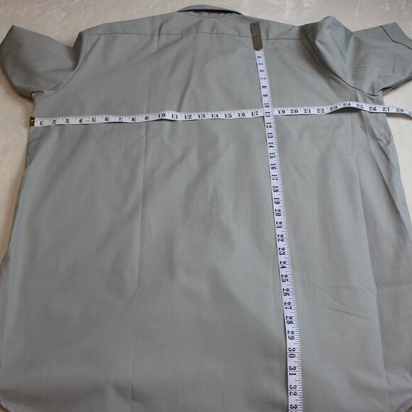 Triumph Motorcycle Biker Mechanic Peral Snap Short Sleeve Button Shirt (3XL) - Picture 6 of 7